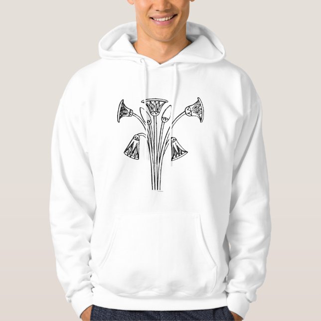 Ägyptisches Symbol: Lotus Hoodie (Vorderseite)