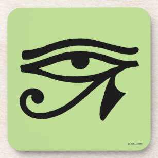 Ägyptisches Symbol: Wedjat Untersetzer