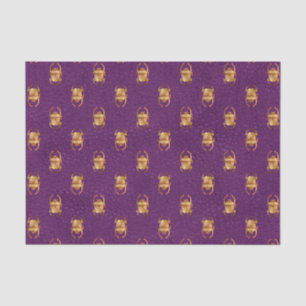 Ägyptisches Tuchpapier für lila und goldenes Tuch Seidenpapier