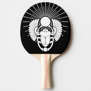 Ägyptisches Winged-Skarabäus-Symbol Tischtennis Schläger