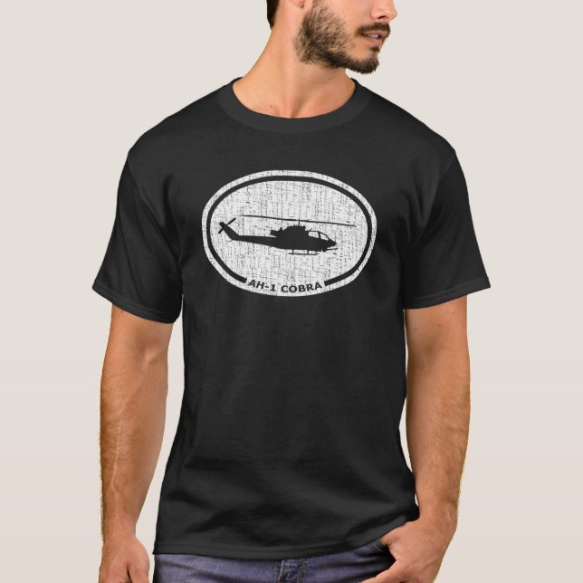 AH1 Cobra Attack Helicopter Classic T-Shirt (Vorderseite)
