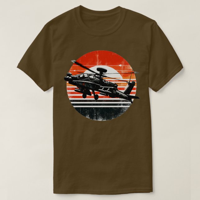 AH64 Apache 1 T-Shirt (Design vorne)