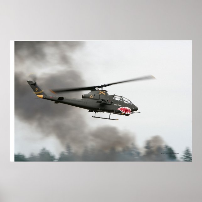 AH-1 Cobra - Angriffshubschrauber Poster (Vorne)