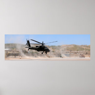 AH-64 Apache-Hubschrauber Poster