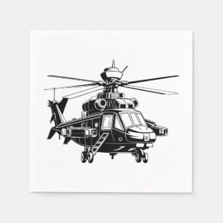 Ah 64 Apache Hubschrauber Serviette