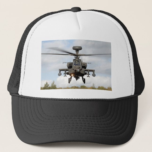 ah 64 apache longbow hubschrauber militär truckerkappe (Vorderseite)