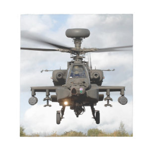 ah 64 Apachelongbow helocopter Militär Notizblock