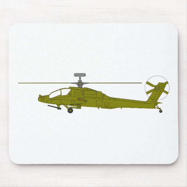 AH-64D Hubschrauberangriff Mousepad (Vorne)