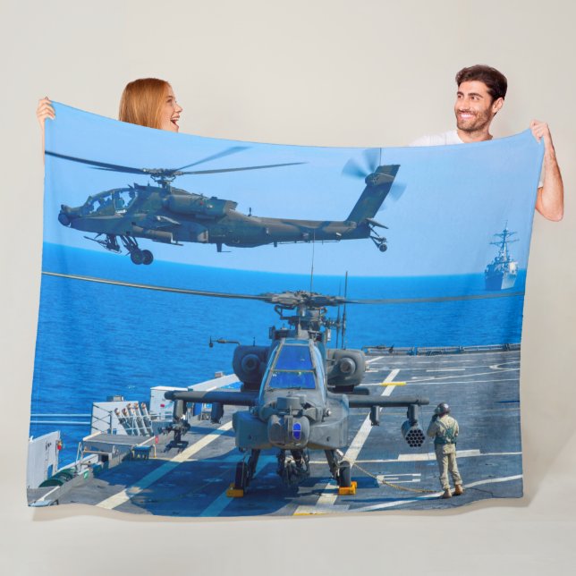 AH-64E APACHE GUARDIAN FLEECEDECKE (Beispiel)