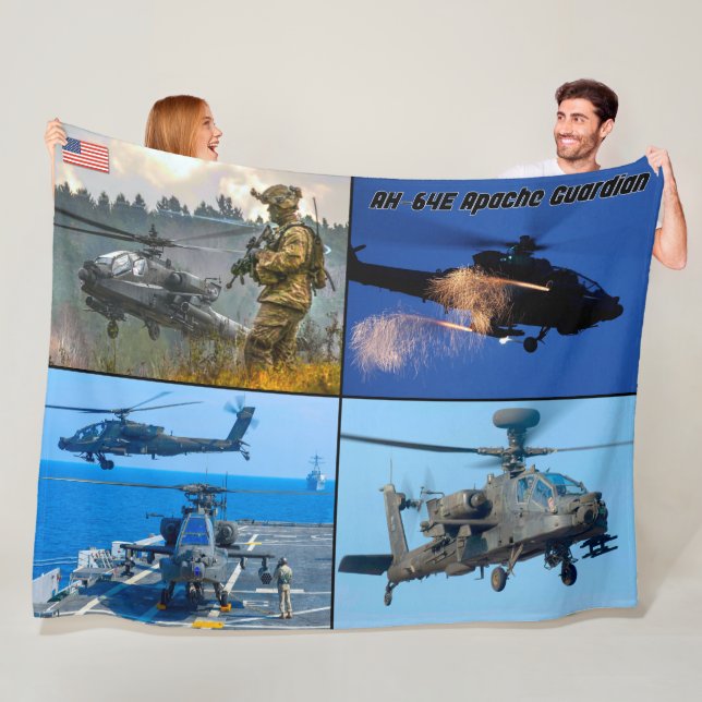 AH-64E APACHE GUARDIAN FLEECEDECKE (Beispiel)