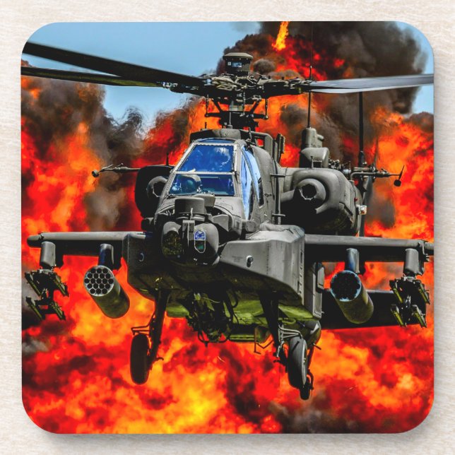 AH-64E APACHE GUARDIAN GETRÄNKEUNTERSETZER (Vorderseite)