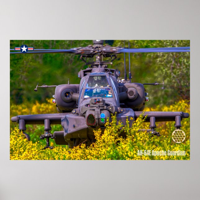 AH-64E APACHE GUARDIAN POSTER (Vorne)