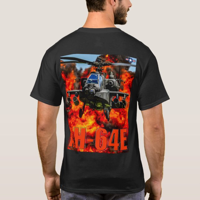 AH-64E APACHE GUARDIAN T-Shirt (Rückseite)