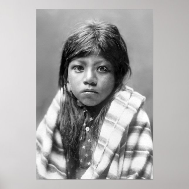 Ah Chee Lo (Indianermädchen) Poster (Vorne)