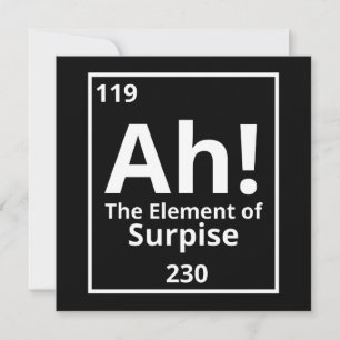 ah das Element der überraschenden lustigen periodi Save The Date
