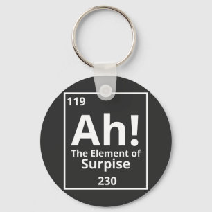 ah das Element der überraschenden lustigen periodi Schlüsselanhänger