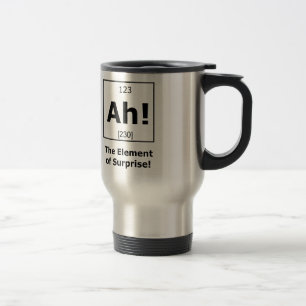 Ah! Das Element der Überraschung! Reisebecher