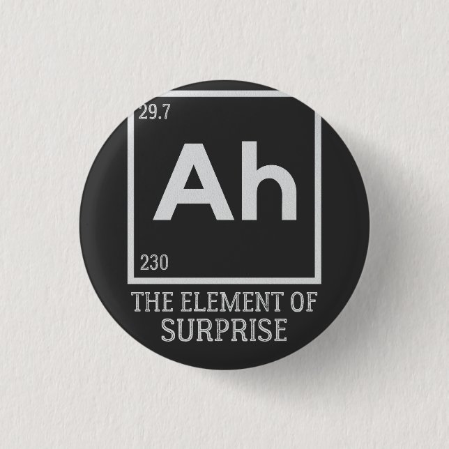 Ah das Element der Überraschungen Button (Vorderseite)