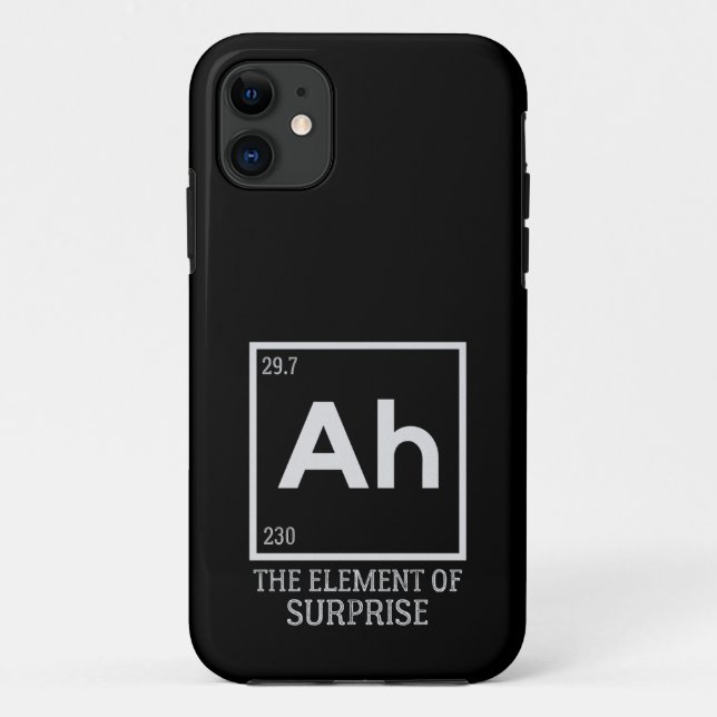 Ah das Element der Überraschungen Case-Mate iPhone Hülle (Rückseite)