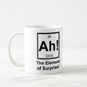 Ah das Element des periodischen Symbols eines Über Tasse