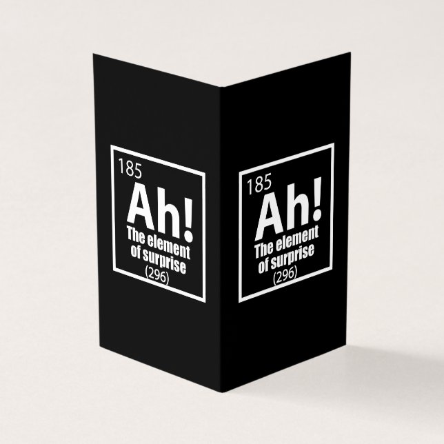 Ah! Das Element von überraschendem Funny Chemistry (Vorderseite)