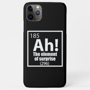 Ah! Das Element von überraschendem Funny Chemistry Case-Mate iPhone Hülle
