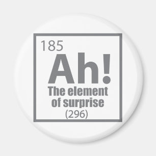 Ah! Das Element von überraschendem Funny Chemistry Magnet