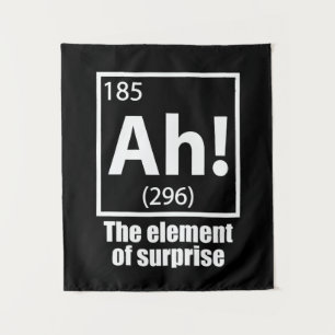 Ah! Das Element von überraschendem Funny Chemistry Wandteppich