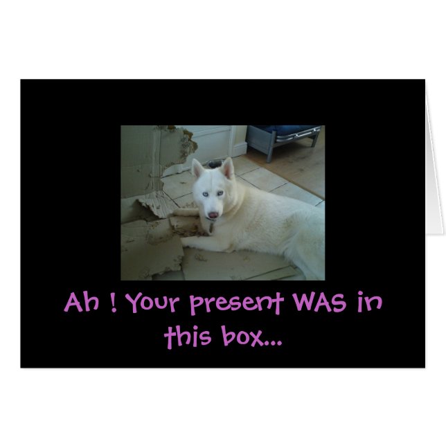 Ah! Dein Geschenk war... (Vorderseite (Horizontal))