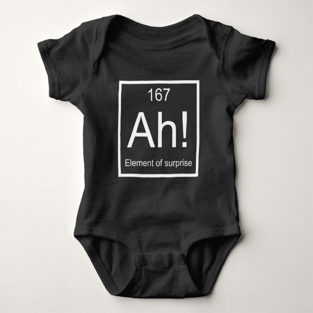 Ah! Element der Überraschung Baby Strampler (Vorderseite)