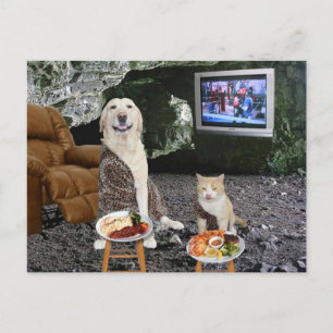 Ah! In der Höhle schmeckt alles besser. Postkarte