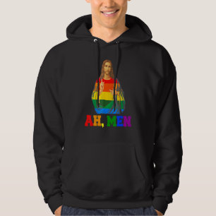 Ah Männer Christliche LGBt Gay Pride Regenbogenfla Hoodie