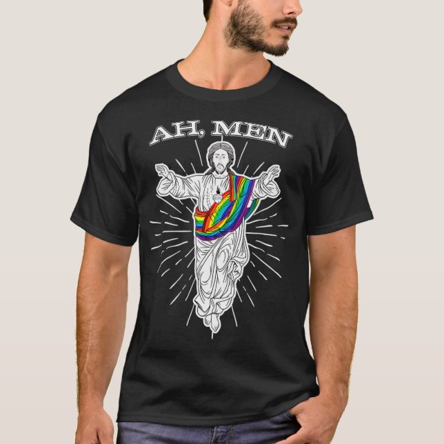 Ah Männer Geschenk für homosexuelle Männer T-Shirt (Vorderseite)