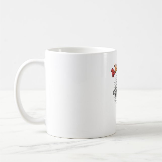 Ah Männer Regenbogen Religiös Vintage Kaffeetasse (Links)