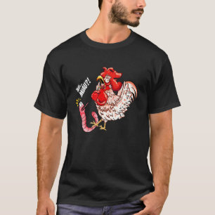 Ah Meow Wurm Huhn Huhn Katze Sagt T-Shirt
