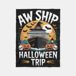 Ah Schiff Halloween-Reise Kreuzfahrt-Enthusiasten Fleecedecke