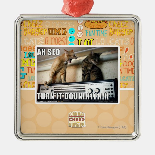 Ah Sed-Drehung es unten!! Silbernes Ornament (Vorne)