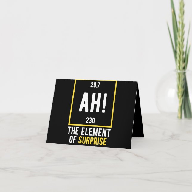Ah The Element of Surprise (Vorderseite)