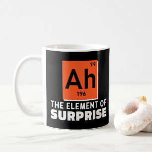 Ah Überraschungselement Chemie Lustiger Student Kaffeetasse