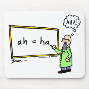 Aha! Cartoon Mousepad