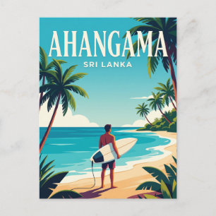 Ahangama Strand Sri Lanka Postkarte