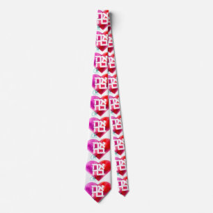 Ahava Heart Art Necktie Krawatte