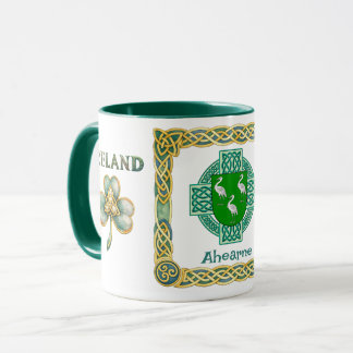 Ahearne Celtic Cross Irischer Schild Becher Tasse