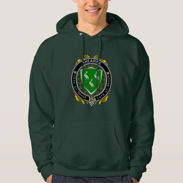 Aherne Irish Shield Hoodie (Vorderseite)