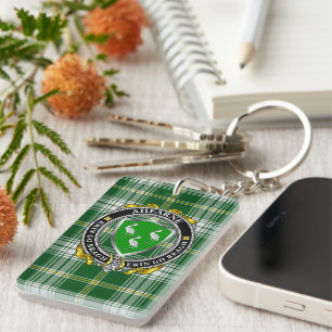 Aherne Irish Shield Personalisiert Rectangle Schlüsselanhänger