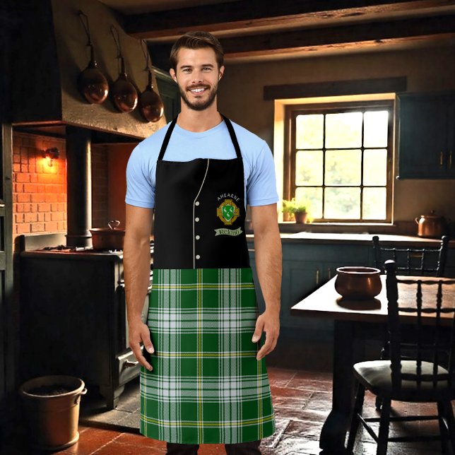 Aherne Irish Shield & Tartan Personalisiert Kilt Schürze (Von Creator hochgeladen)