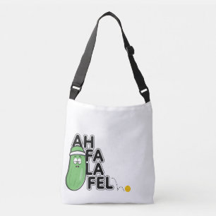 Ahfalafel Pickleball Cross Body Tote Bag Tragetaschen Mit Langen Trägern