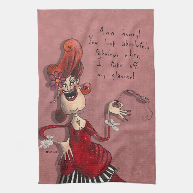 Ahh Honig… Handtuch (Vertikal)