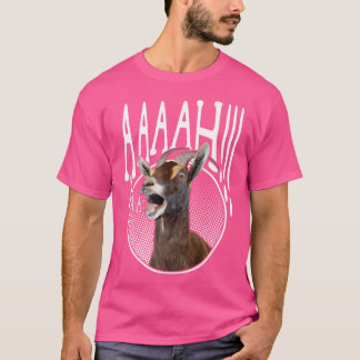Ahhh schrie Ziege Funny Goat Lover schrie Goa T-Shirt