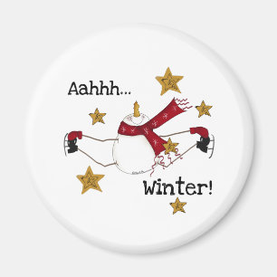 AHHH WINTER MAGNET
